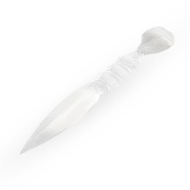 NKlaus Natural Selenite Heart Dagger 24 cm Gemstone Heart Crystal Quartz Crystal Decoration 15316