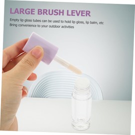 Angoily Refillable Lip Gloss Tubes 14pcs Plastic Lip Gloss Containers with Brush