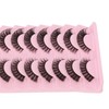 Pestañas Postizas, 10 Pares, Reutilizables, Suaves, 3D, Multicapa, Pestañas Postizas,