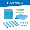 hand2mind Blue Plastic Base Ten Blocks Complete Set, Place Value