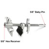 PHOCUS 7" End Jaw Grip with 5/8" Stud & Hex