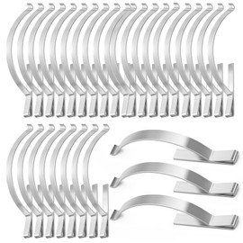FLYZZZ 60Pcs Flat Corner Mount Window Screen Clips,Tension Window Spring Stainless Steel for Window Screens for House Prevents The Screen from Shaking