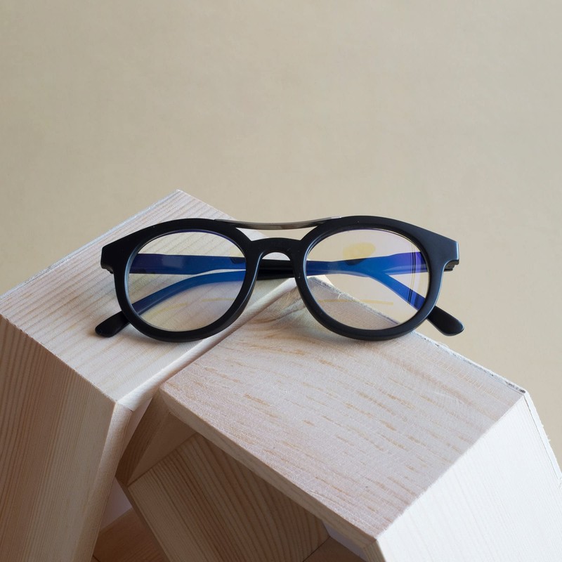 Gabriel + Simone Meyer Reading Glasses Translucent Matte Clear/Blue-Light Readers