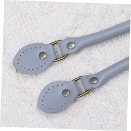 IWOWHERO Handbags Handbag Strap Leather Bag Handle Thicken Belt for DIY Sewing Tote Bag Accessories Light Grey