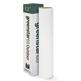 12 inch Greenstar CV1 Outdoor Calendered Vinyl, 3mil