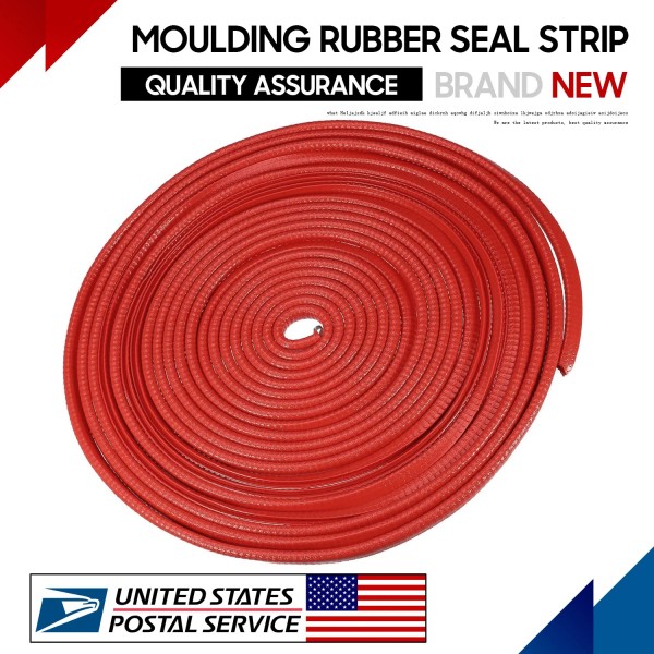MODIGT 20FT U-Shape Car Rubber Seal Weather Strip Edge Moulding