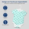 SereneLife 20 Grucce Appendiabiti in Plastica, Appendiabiti Antiscivolo e Salvaspazio