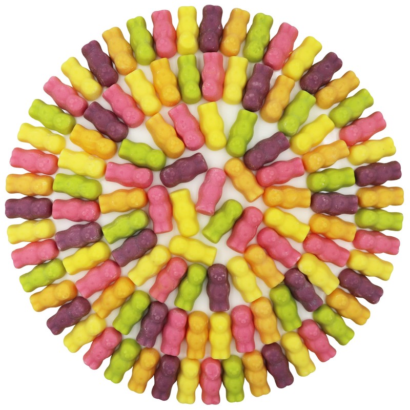 Candy Jelly Babies, English Style Sweets Gummy Babies Bite Size