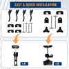 Upgraded Truck Tonneau Cover Clamps Replacement Parts，Fit for Hard Tri-fold/Quad-fold
