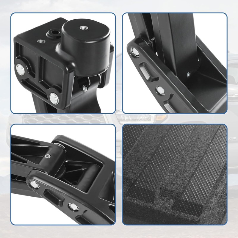 Rear Bed Step Compatible with 2024-2025 Toyota Tacoma Retractable Bumper