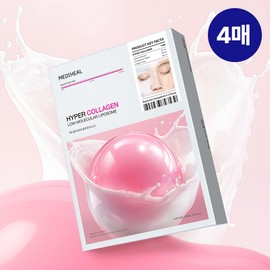 MEDIHEAL Hyper Collagen Mask Sheet 4ea - Hyaluronate Mask Sheet 4ea