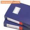 HUA JIE 2 Pack A4 Storage File Boxes Archives Case,65mm