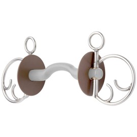 Kimblewick Bit with Tongue Port, 140 mm, Hard