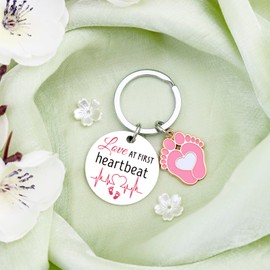 Gender Reveal Gifts for Parents To Be Baby Announcements Ideas New Parents Gifts for Couples Mom To Be Gift for Pregnant Friend Baby Coming soon Keychain for Her Him