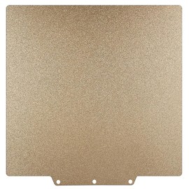 Yimaitong Build Plate for Adventurer 5M/5M Pro/AD5X Spring Steel Sheet 235 x235MM Build Sheet Double Sided Textured Gold PEI Platform Removable Heated Bed for Flashforge 3D Printer