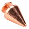 100 Sets Punk Cone Spikes Studs Electroplating Rose Gold Punk
