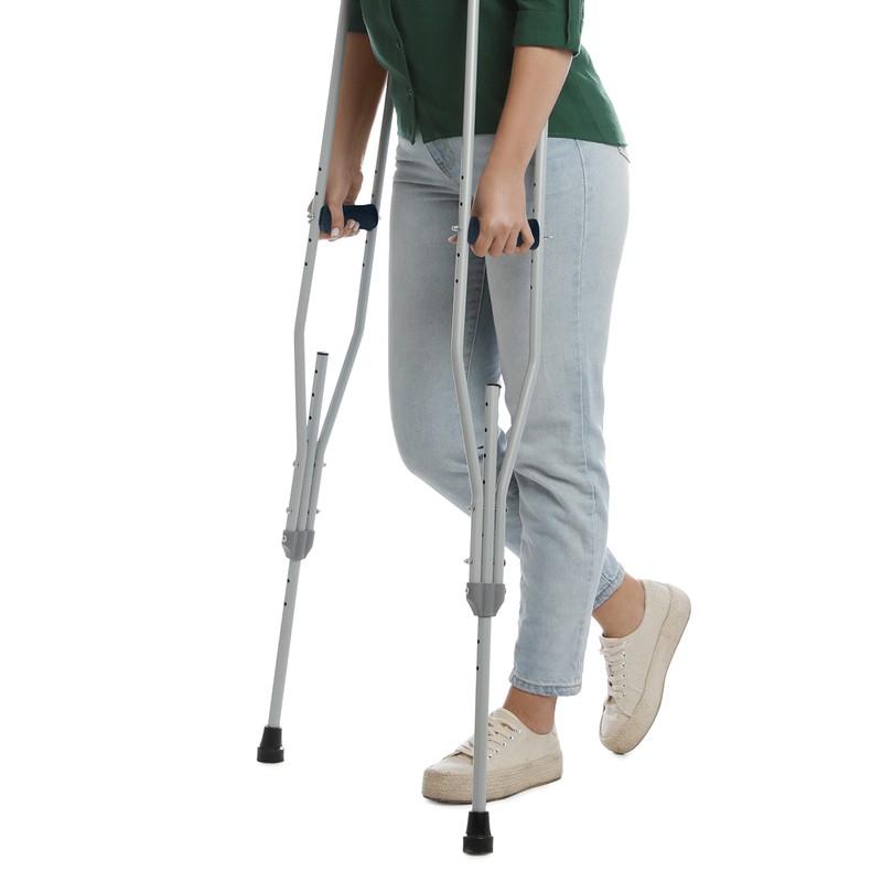 Universal Crutch Hand Grip Covers - Luxurious Soft Fleece with
