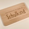 Frühstücksbrett Brotbrett fürs Schulkind zum Schulanfang (Schulkind)