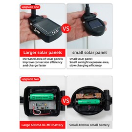 Solar firefly warm light 6-head ground lamp 2 packs Fireflies Ground Lights Firefly Solar Lights Solar Outdoor Garden Lights Outdoor Decorative Lights Home Atmospheric Lights Party Lights Firefly Lights