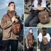 Besnfoto Bolsa para cámara DSLR pequeña mochila para fotógrafo, impermeable,
