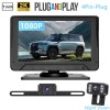 Yuanting 7'' Backup Camera and Monitor Kit System Back Parking