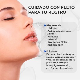 Senana Set de Cuidado Facial con Niacinamida Srum, Crema, Emulsin, Tnico y Espuma Hidratante, Aclarante y Antiacn                                     