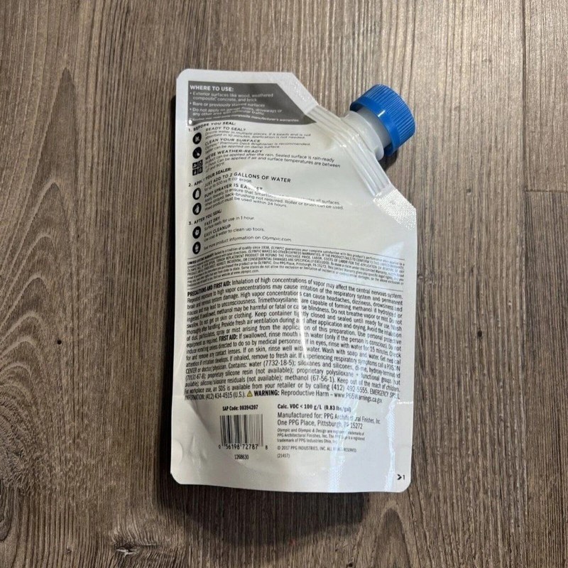 Olympic SmartGuard Clear Multi-Surface Spray Sealer Concentrated 15oz Add Water