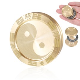 Fidget Slider Toy, Metal Fidget Toys, Lucky Coin, ADHD, Autism, Anxiety, Sensory Fidget Toy, Fidget Coin, Stress Relief, Anti-Stress, Anxiety Toy for Adults