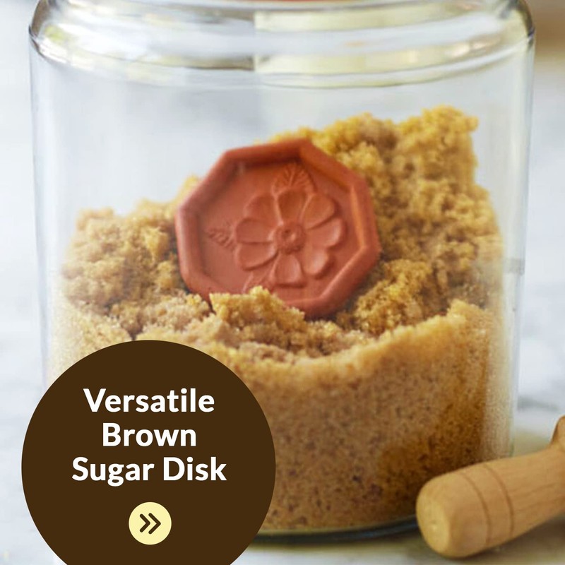 JBK Pottery Brown Sugar Saver - Softens Hard Brown Sugar
