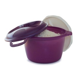 Tupperware Microwave Rice Cooker Purple Large 3L or 12 cup