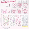 YGDZ Face Jewels, Face Gems Self Adhesive Rhinestones Stickers, Star
