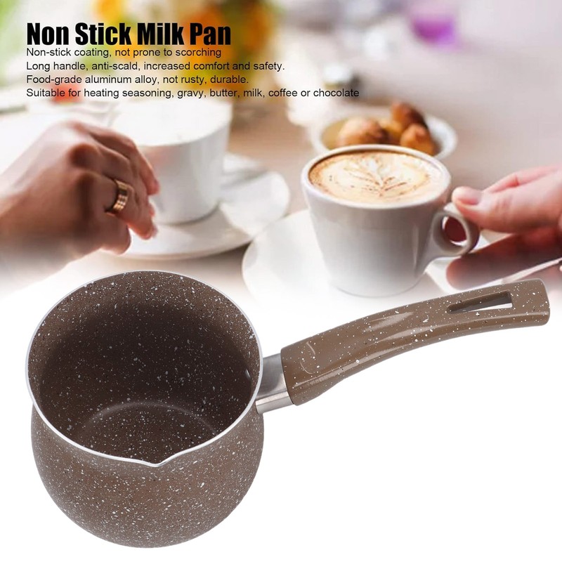 Anti Stick Milk Pan Lightweight Mini Milk Coffee Pot Sauce