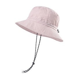 FEICUI Men Women Outdoor Bucket Hat Quick Dry Packable Boonie Hat UV Protection Sun Hat (Pink)
