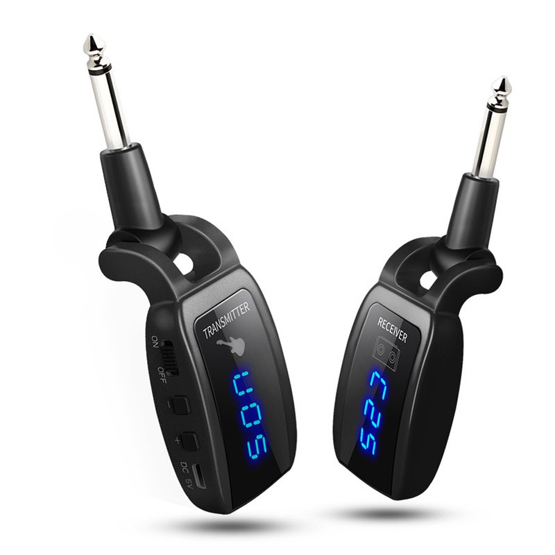 Wireless Guitar System Rechargeable Guitar Transmitter Receiver Set Electric Guitar