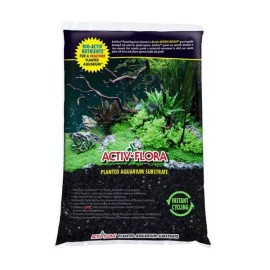 Activ-Flora Floracor Premium Planted Aquarium Substrate Black 16 lbs