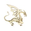 3D Wooden Puzzle Dragon