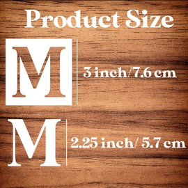 3 inch Letter Stencils for Painting On Wood,36pcs Stencils Letter Alphabet Number Stencil Templates for Wood Wall Door Porch