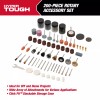 GreatStar ROTARY TOOL ACCESSORY KIT 200-Piece Sanding Bands Felt Wheels