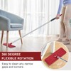 BOSHENG Hands-Free Mop and Bucket Set with 3 Washable Pads,