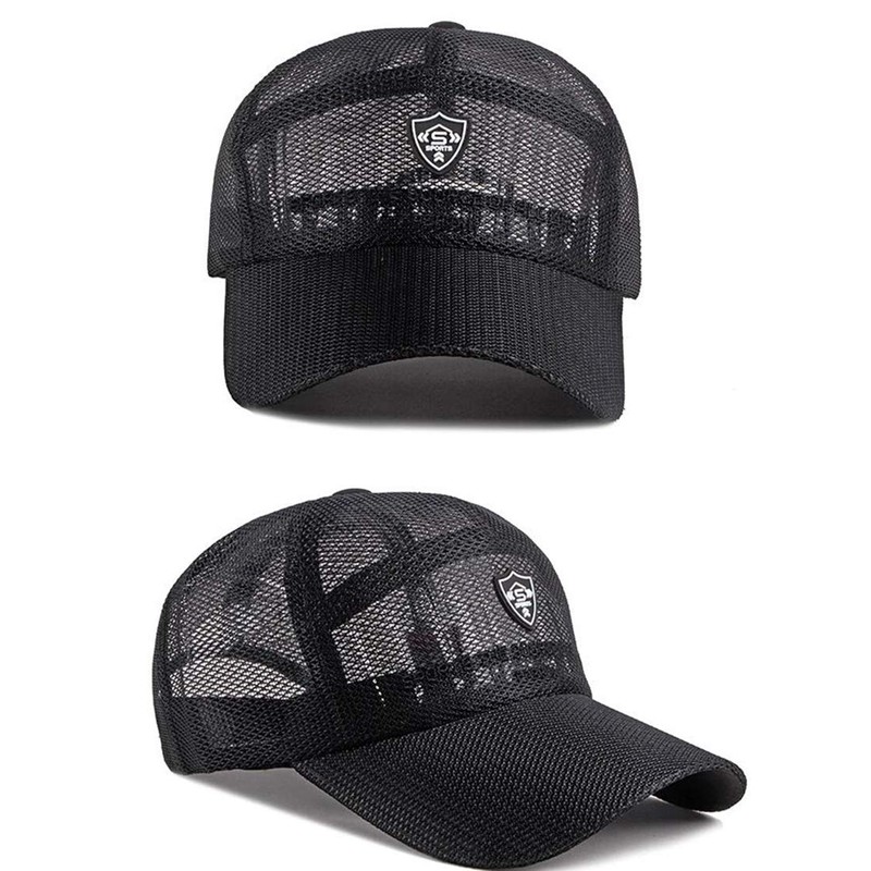 RUICHENG Mesh Cap Men's Trucker Baseball Cap Summer Breathable Outdoor