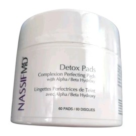 NassifMD Detox Pads Complexion Perfecting-3 Piece 60 count 180 Pads-New Sealed