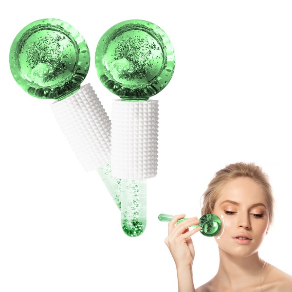 2pcs Ice Globes for Facials, Ice Roller Mold Set for