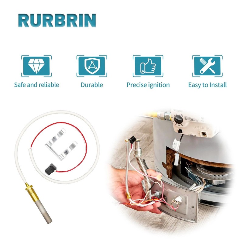 RURBRIN LP Thermopile Senor SP20824 for Water Heater Compatible with