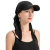 ZLYC Women's Summer Chemo Headwear with Brim Visor Pre-Tied Lightweight