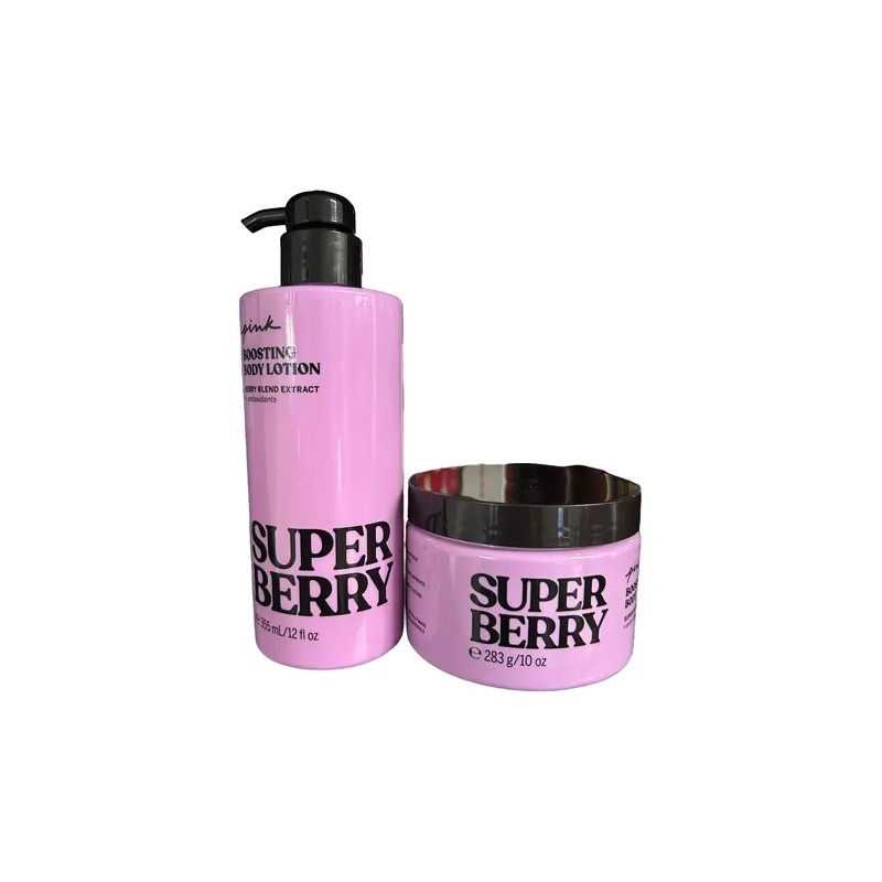Set Pink Exfoliante Y Crema 100 Original