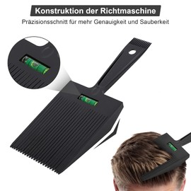 Flat Tip Double Haircut Comb Professional or Home Hairdressing Comb