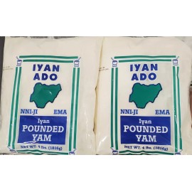 Iyan Ado Pounded Yam Powder Iyan Ado 8lbs (two 4lb bags)