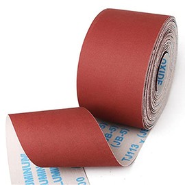 Polishing Sandpaper Roll, 1 Meter Polishing Sandpaper Emery Cloth Roll Sanding Woodworking Cleaning Copper Metal DIY Tools (100#)