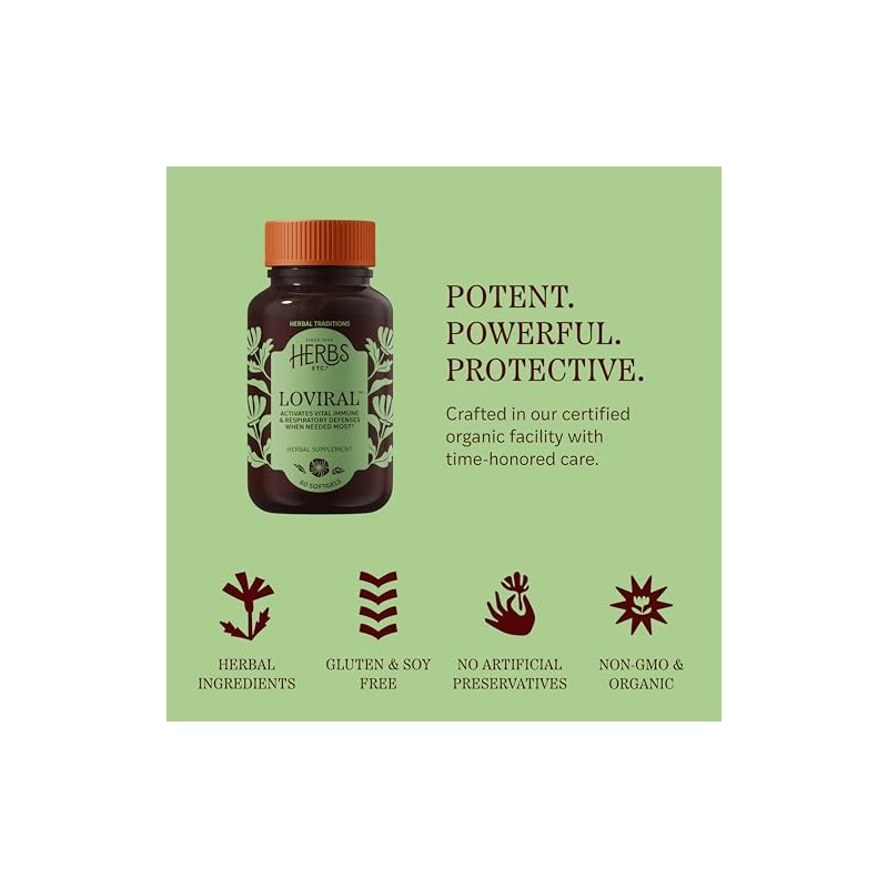 Loviral Softgels 60 ct. Herbs Etc.