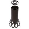 Plastia ROSETA 1.3 L with Ground Spike Grave Vase, Black, 1.3 L